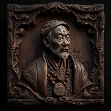 3D model Tashi Lama Tibetan (STL)